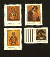 CANADA 1988 Christmas. Set of 4. - 92530 - UHM