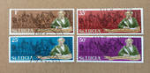 ST LUCIA 1970 Centenary of the Death of Charles Dickens. Set of 4. - 92604 - VFU