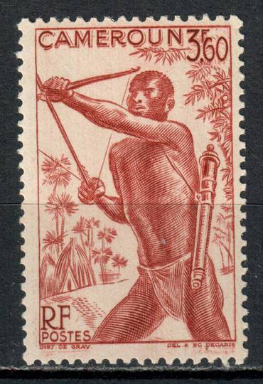 CAMEROUN 1946 Definitive 3f60c Lake-Brown. Perf 12½ x 12. - 92680 - UHM