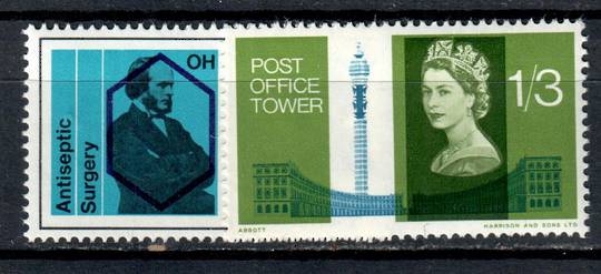 GREAT BRITAIN 1965 Opening of the Post Office Tower. Set of 2. - 92903 - UHM