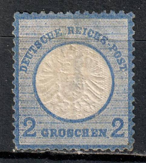 GERMANY 1872 Definitive Thaler Currency Large Shield 2g Blue. - 9342 - MNG