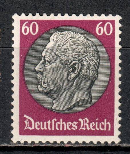 GERMANY 1933 Definitive 60pf Black and Deep Claret. - 9371 - Mint