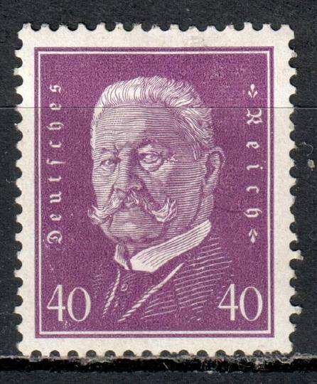 GERMANY 1928 Definitive 40pf Purple. - 9404 - Mint