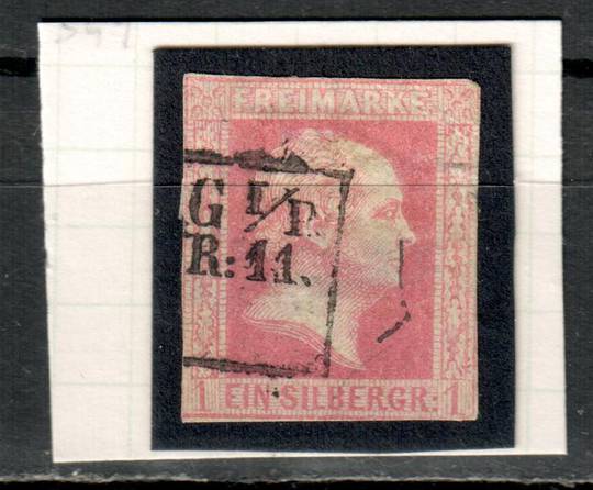 PRUSSIA 1550 Definitive 1sgr Rose. From the collection of H Pies-Lintz. - 9437 - GU