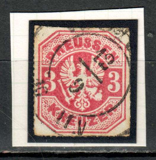 PRUSSIA 1867 Definitive 3k Rose. From the collection of H Pies-Lintz. - 9446 - FU