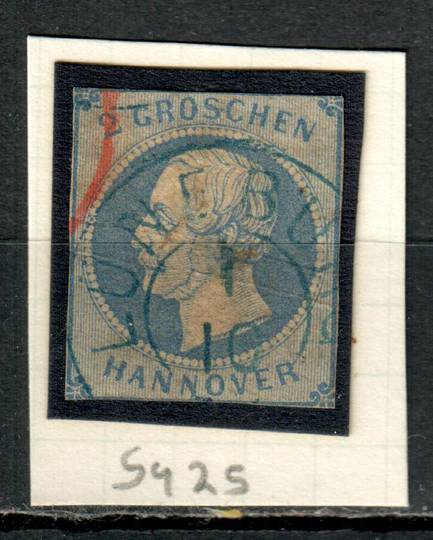 HANOVER 1859 Definitive 2gr Prussian Blue. From the collection of H Pies-Lintz. - 9465 - Used