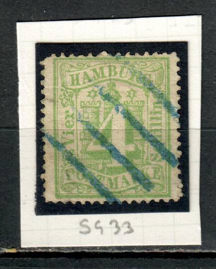 HAMBURG 1864 Definitive 4s Dull Green. From the collection of H Pies-Lintz. - 9475 - GU