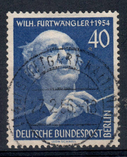 WEST BERLIN 1955 First Anniversary of the Death of Furstwangler. - 95474 - FU