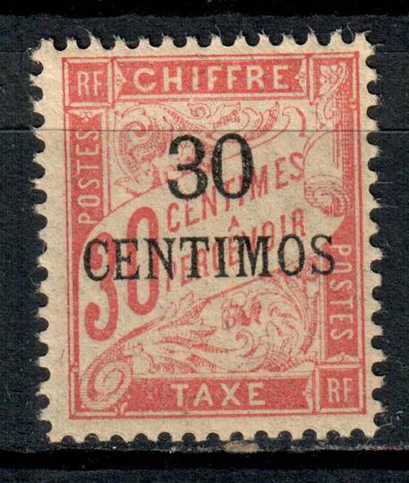FRENCH MOROCCO 1896 Postage Due 30c on 30c Carmine. - 95963 - Mint