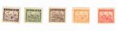 CHINA 1949 Revenues (Type 143 illustrated after SG 1121) before overprints. 5 values. - 9609 - UHM