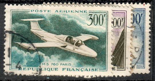 FRANCE 1957 Air. Set of 3. - 96219 - FU
