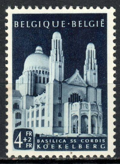 BELGIUM 1952 25th Anniversary of the Cardinalate of Primate of Belgium 4fr+2fr Indigo. - 96876 - UHM