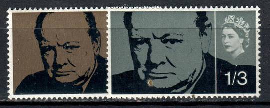 GREAT BRITAIN 1965 Sir Winston Churchill. Set of 2. - 96909 - UHM