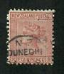 NEW ZEALAND 1874 Victoria 1st First Sideface 4d Maroon. - 10022 - Used