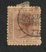 NEW ZEALAND 1882 Victoria 1st Second Sideface 6d Brown. - 10034 - FU