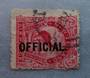 NEW ZEALAND 1898 Pictorial Official 6d Red Kiwi. - 10063 - FU