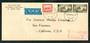 NEW ZEALAND 1937 First Airmail Flight New Zealand to USA by