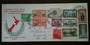 NEW ZEALAND 1946 Peace. Set of 11 on illustrated first day cover. - 130715 - FDC