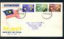 MALAYSIA 1963 Inaugueration of the Federation. Set of 3 on first day cover. - 131940 - FDC