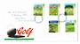 GREAT BRITAIN 1994 Scottish Golf Courses. Set of 5 on first day cover. - 137139 - FDC