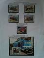 CUBA 2005 Railway Locomotives of Cuba. Set of 5 and miniature sheet. - 19981 - CTO