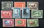 TRENGGANU 1957 Elizabeth 2nd Definitives. Set of 12 less both 10c values (which catalogue at £7.75). - 20033 - UHM