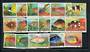 COCOS (KEELING) ISLANDS 1979 Fish. Set of 17. - 20053 - VFU