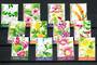 NORFOLK ISLAND 2002 Phillip Island Flowers. Set of 12. - 20054 - UHM