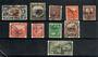 NEW ZEALAND 1935 Selection of Pictorial Officials. The ½d is LHM the rest fu or used. One or two nibbled perfs on the 2½d and a