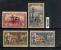 IVORY COAST 1941 Surcharges. Set of four. Scarce. - 20076 - LHM