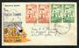 NEW ZEALAND 1941 Health FDC with pairs.Postmark Wellington East.Generally clean A few marks do not detract. - 20107 - PostalHist