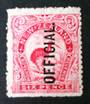 NEW ZEALAND 1898 Pictorial Official 6d Red. Centred south east. - 20110 - LHM