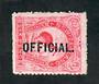 NEW ZEALAND 1898 Pictorial Official 6d Red. Centred south east. - 20110 - LHM