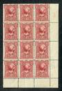 NEW ZEALAND 1898 Pictorial 2d Pembroke. London print. Corner block of 12. - 20115 - UHM