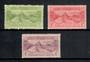 NEW ZEALAND 1925 Dunedin Exhibition. Set of 3 with hinge thin on 1d - 20117 - LHM