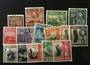 MALTA 1938 Geo 6th Definitives. Set of 15. One of each value but does not include the second colour of the low values ½d to 3d.