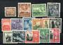 MALTA 1938 Geo 6th Definitives. Set of 15. One of each value but does not include the second colour of the low values ½d to 3d.