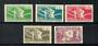 FRENCH COLONIES 1943 Pour L'aide aux Cpmbattants. Set of 5. - 20155 - UHM