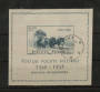 POLAND 1958 400th Anniversary of the Polish Postal Service. Miniature sheet. Printed on silk. - 20167 - FU