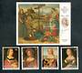 MALDIVE ISLANDS 1983 500th Birth Anniversary of Raphael. Set of 4 and miniature sheet. - 20319 - UHM
