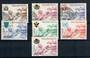 VATICAN CITY 1980 Pope John Paul Journeys. Set of 7. - 20351 - VFU