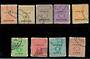 ITALY ALLIED MILITARY GOVERNMENT 1943 Definitives for use in Sicily. Set of 9. - 20352 - VFU