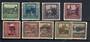 AUSTRIA 1923 Artists Charity Fund. Mixed condition. Front appearance all perfect but the reverse varies. Fine MNH. Hinged mint.