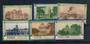 USA State Capitals. 6 Labels. - 20381 - Cinderellas