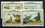 PENRHYN 1985 Birth Bicentenary of John J Audubon. Set of 4 miniature sheets. - 20420 - UHM