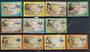NORFOLK ISLAND 1994 Pacific Explorers. Set of 12. - 20437 - FU