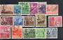 NORTH BORNEO 1950 Geo 6th Definitives. Set of 16, including both spellings of the 50c. - 20458 - VFU