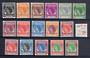 PENANG 1954 Elizabeth 2nd Definitives. Set of 16. - 20467 - LHM