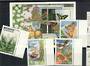 GABON 1997 set of 4 and of 2 miniature sheets. Orchids other flowers insects and butterflies. - 20492 - UHM