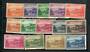 NORFOLK ISLAND 1947 Definitive Set of 14. Reasonable condition especially the 3d Green and 2/- Blue. - 20508 - Mint